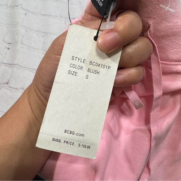 BCBG MAX AZRIA Women’s Pink Lounge Yoga Pants Vintage Y2K Mid Rise Small NWT - Picture 5 of 16